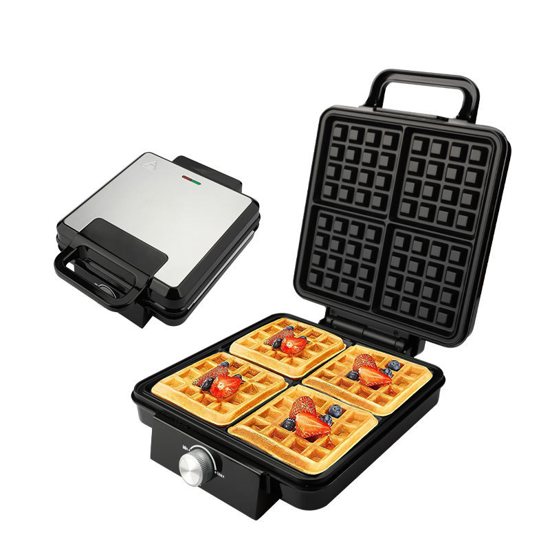 Donut Making Machine - Reemix 4-Slice Belgian Mini Waffle Maker,