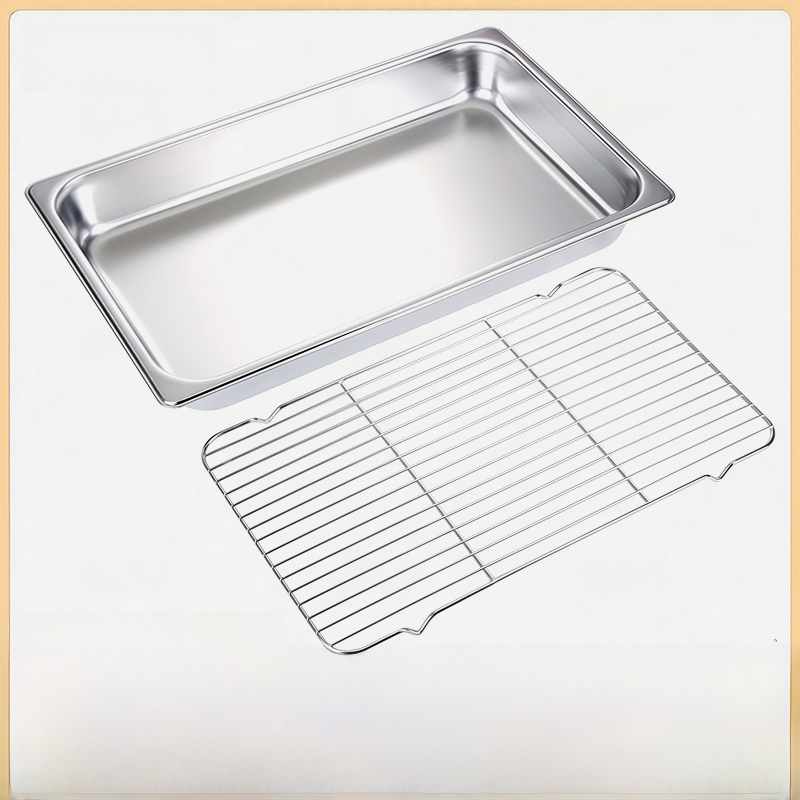 Commercial Kitchen Dishwasher - Stainless Steel Drain Pan with Mesh