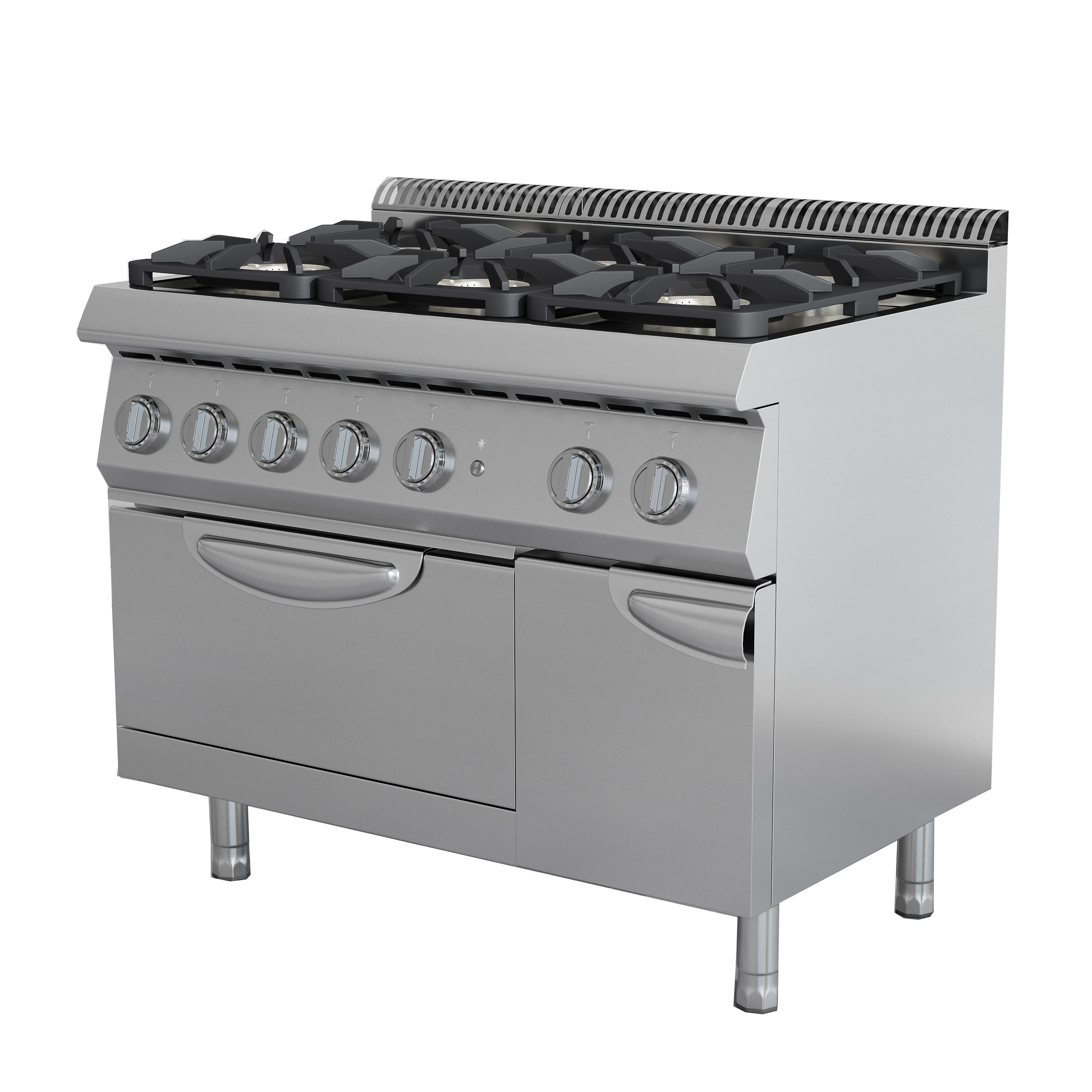 Commercial Kitchen - Commercial Gas Stove Stainless Steel Kitchen