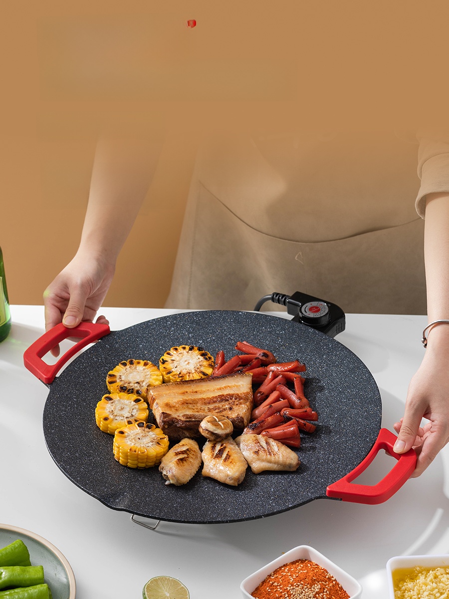 Commercial Kitchen Dishwasher - Korean Style Non-Stick Pan BBQ Grill
