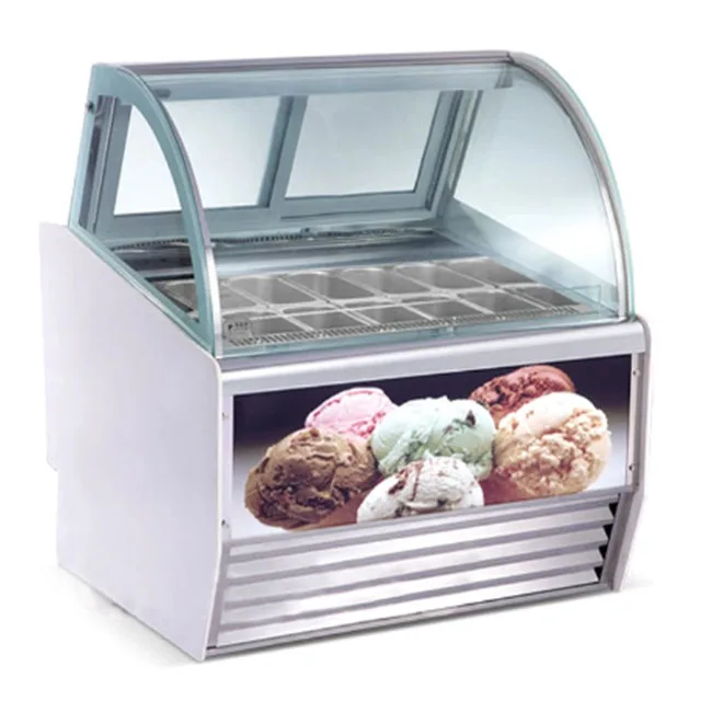 Refrigerated Display Case - #Commercial Ice Cream Freezer Display Cases