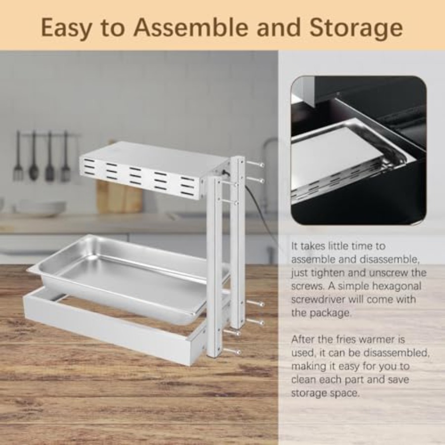 French Fry Warmer for Commerci - Commercial Kitchen recensie en prijs