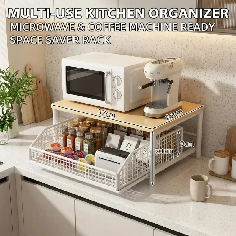 Microwave Coffee Maker Shelf O - Commercial Kitchen Shelving recensie en prijs
