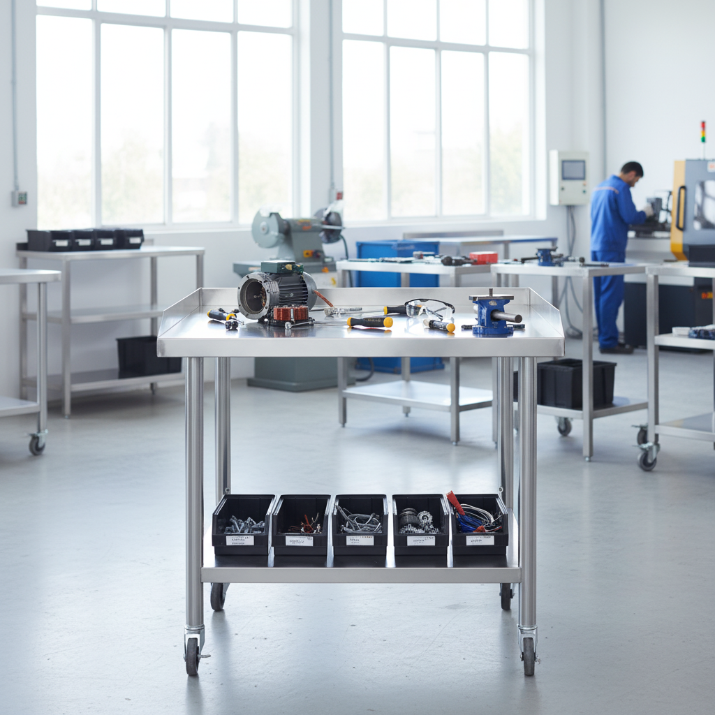 2-Tier Stainless Steel Commerc - Commercial Kitchen Tables recensie en prijs