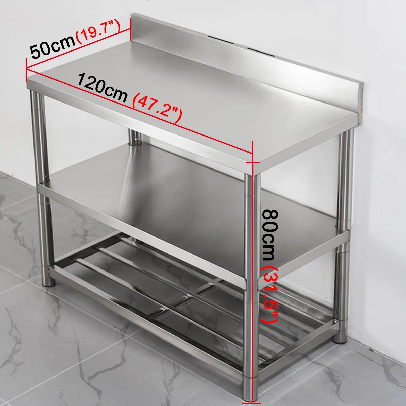 kz-Work Table Stainless Steel  - Commercial Kitchen Tables recensie en prijs
