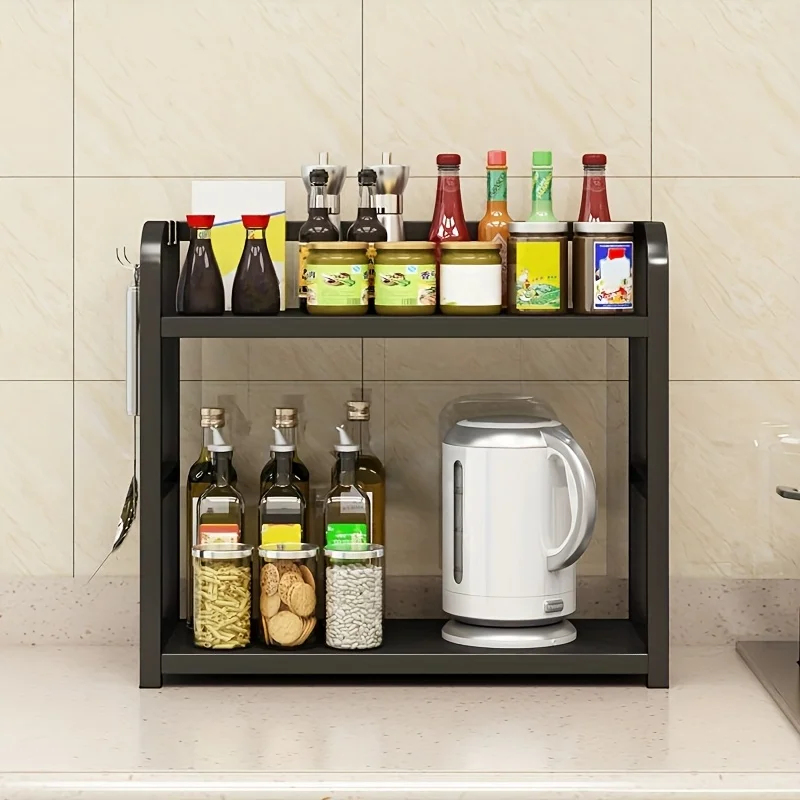 1pc 2-Tier Metal Countertop Sh - Commercial Kitchen Shelving recensie en prijs