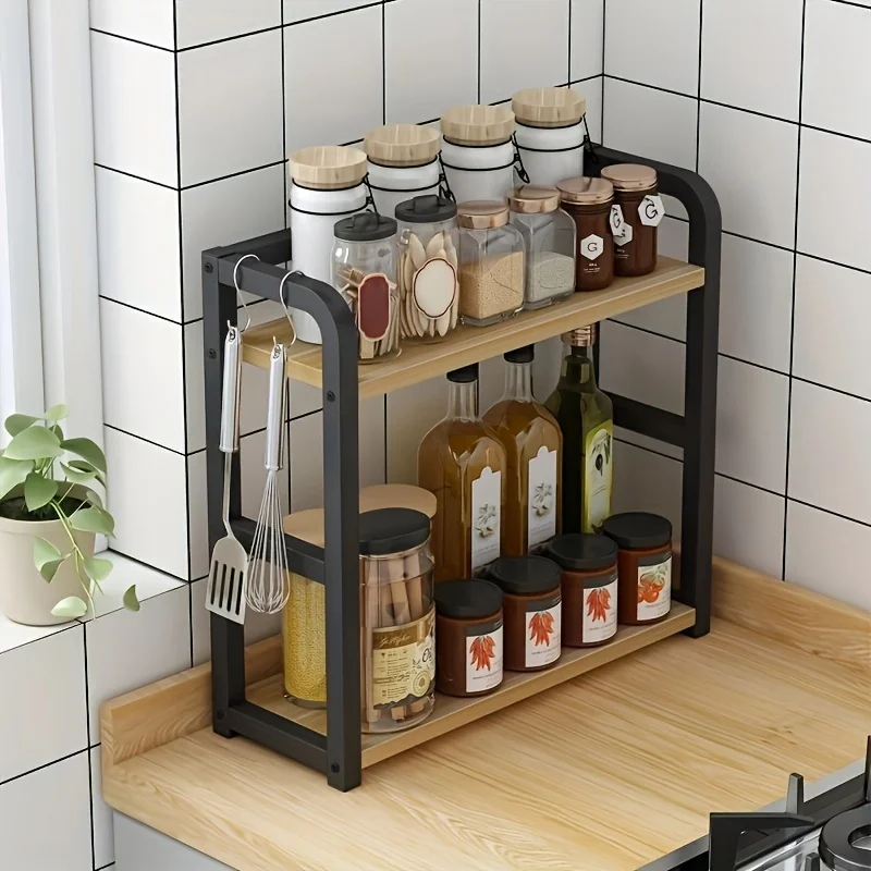 1pc 2-Tier Metal Countertop Sh - Commercial Kitchen Shelving recensie en prijs