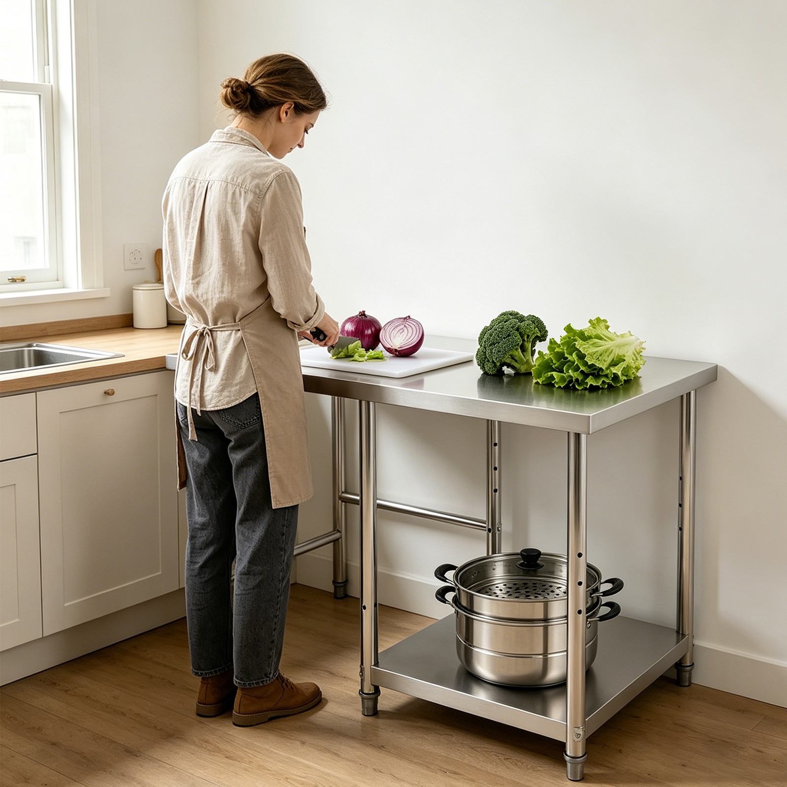 304 Stainless Steel Table For  - Commercial Kitchen Tables recensie en prijs