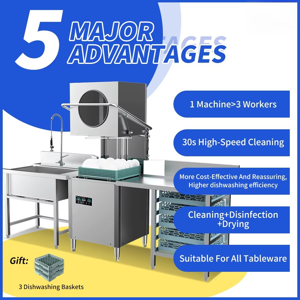 5KW 7KW 9KW Freestanding Smart - Commercial Kitchen Dishwasher recensie en prijs