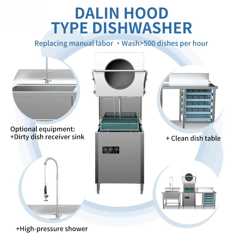 5KW 7KW 9KW Freestanding Smart - Commercial Kitchen Dishwasher recensie en prijs