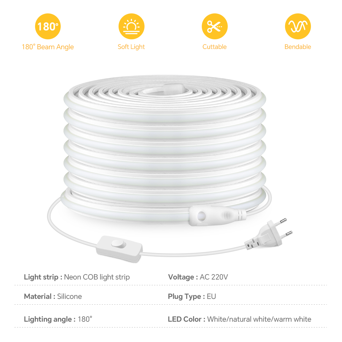 220V COB Led Strip High Densit - Commercial Kitchen Lighting recensie en prijs
