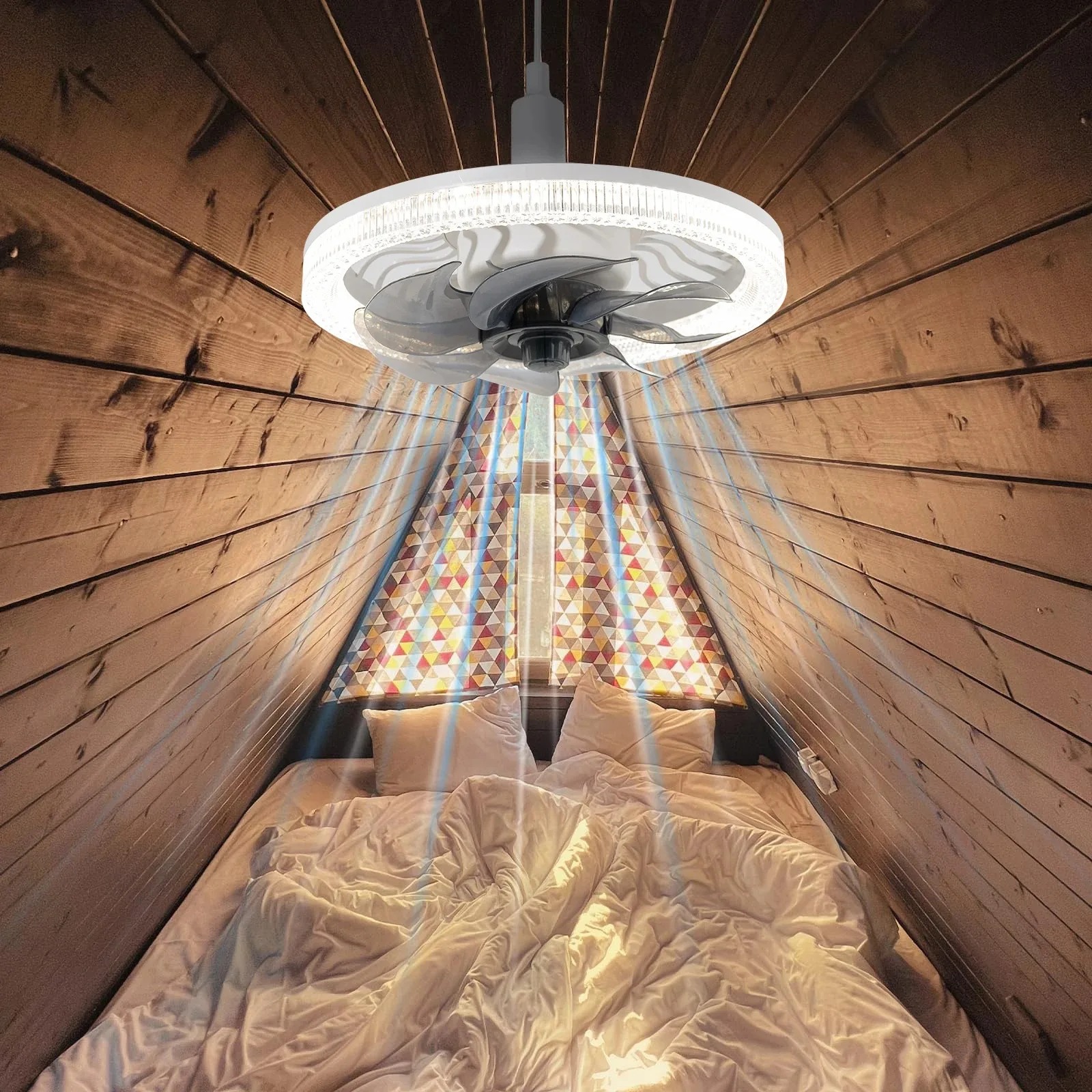 Smart LED Ceiling Fan Light wi - Commercial Kitchen Lighting recensie en prijs