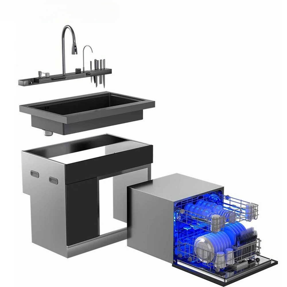 Integrated Sink Dishwasher Com - Commercial Kitchen Dishwasher recensie en prijs