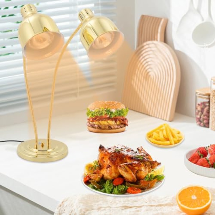 2-Head Food Warmer Lamp for Re - Commercial Kitchen recensie en prijs
