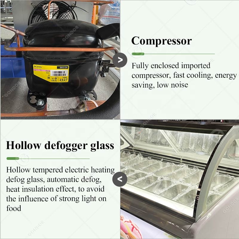 Popsicle Display Counter Show  - Refrigerated Display Case recensie en prijs