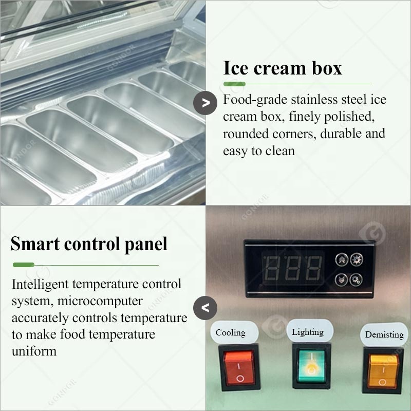 Popsicle Display Counter Show  - Refrigerated Display Case recensie en prijs