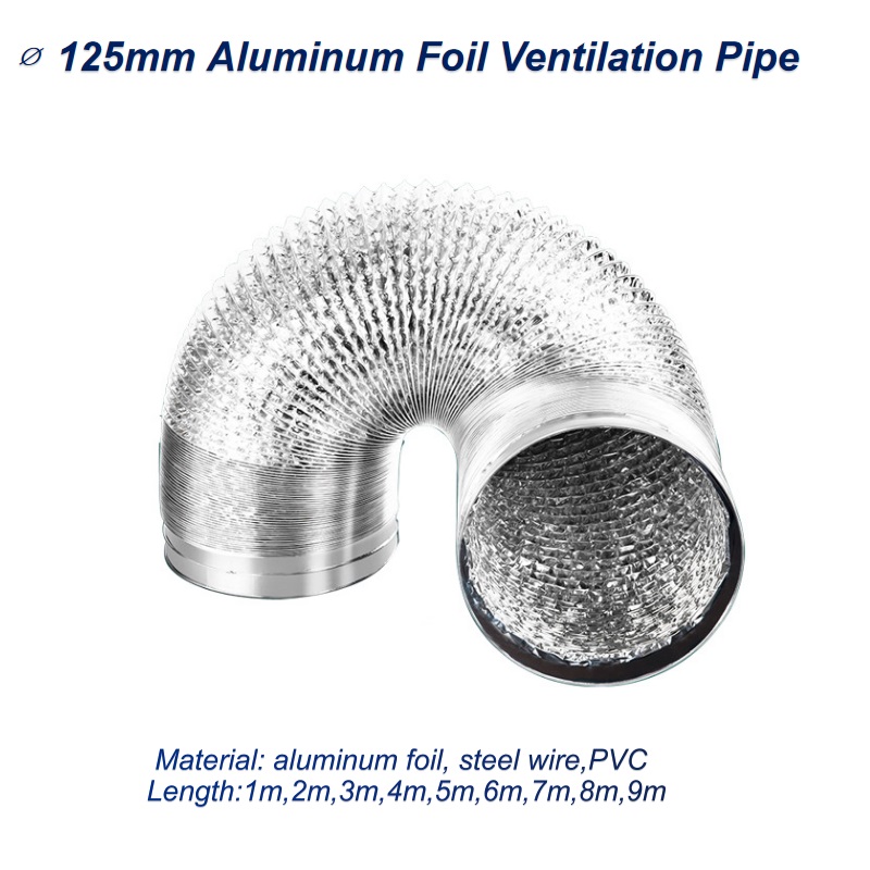 ∅125mm Aluminum Foil Ventilati - Commercial Kitchen Exhaust recensie en prijs