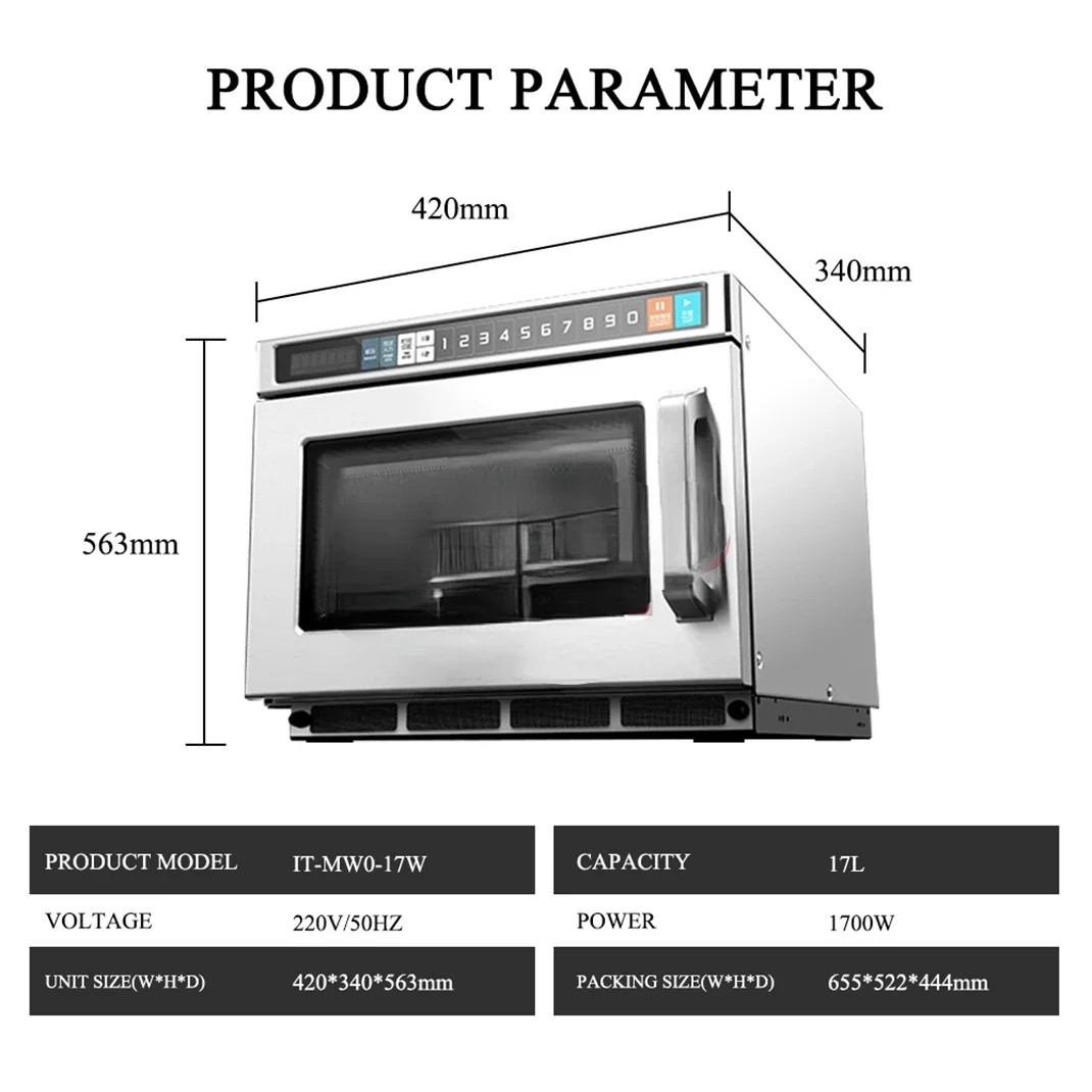 Best Seller FirstHot Selling 1 - Commercial Kitchen Microwave recensie en prijs