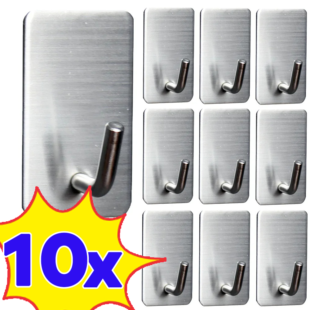 1-10Pcs Self Adhesive Hook Sta - Commercial Kitchen Shelving recensie en prijs