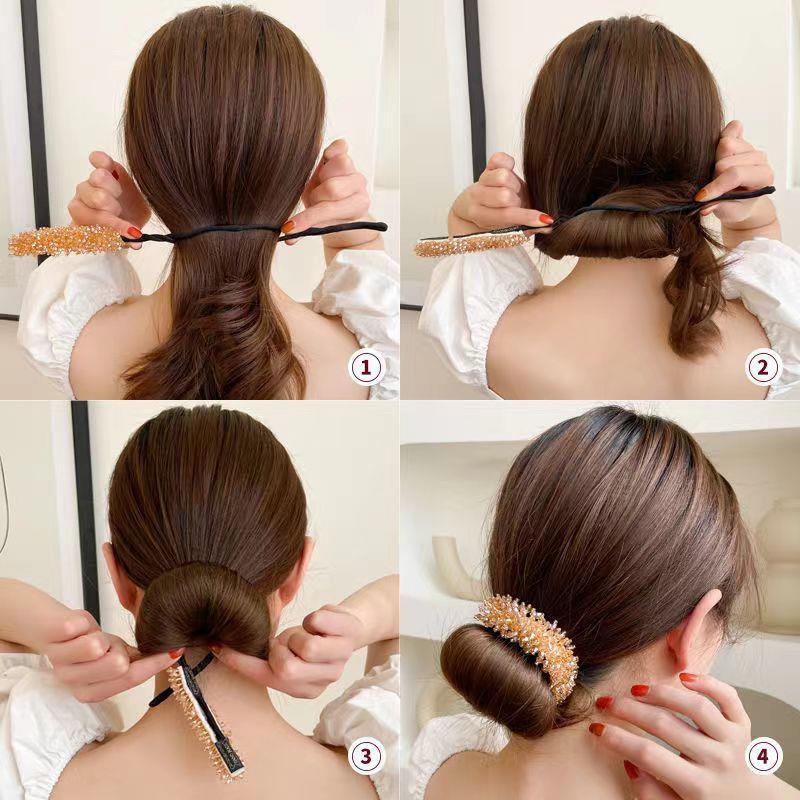 1pc Women Easy Hair Bun Maker  - Donut Making Machine recensie en prijs
