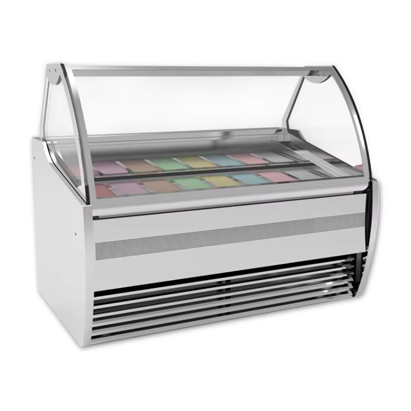 Hot Sale Ice Cream Display Fre - Refrigerated Display Case recensie en prijs