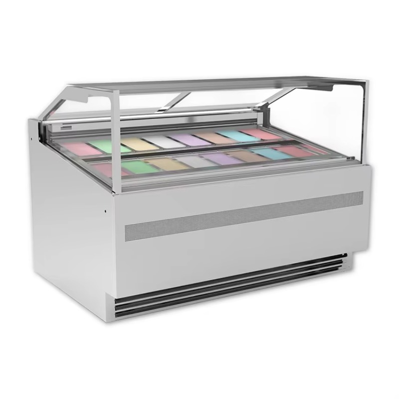 Hot Sale Ice Cream Display Fre - Refrigerated Display Case recensie en prijs