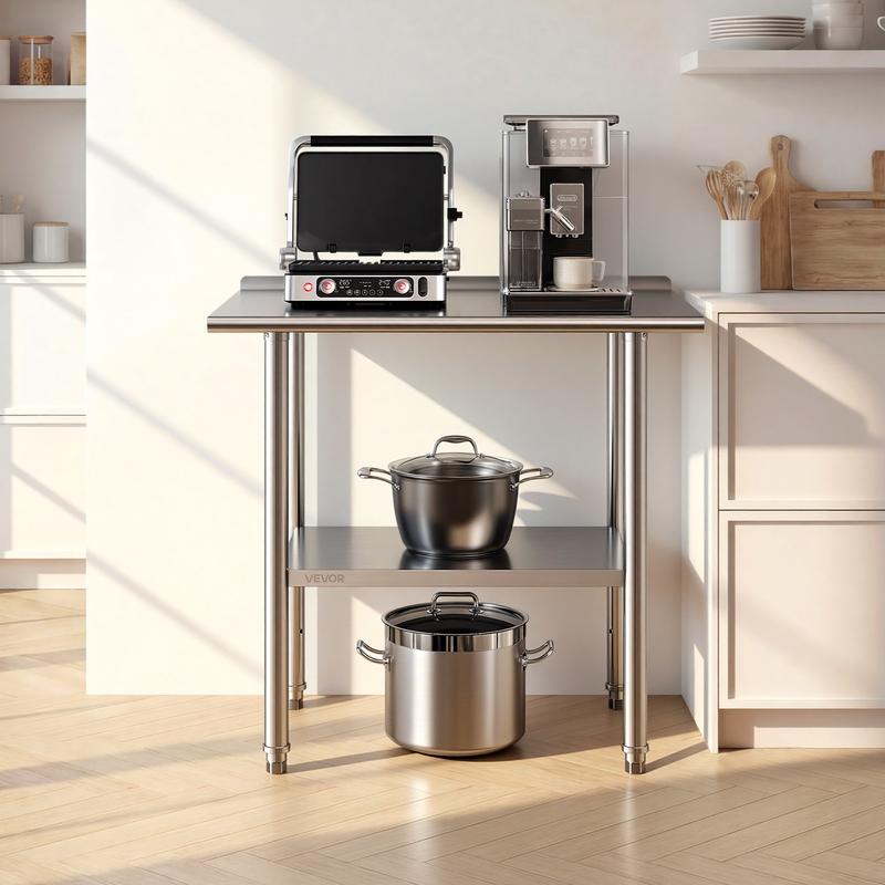 Stainless Steel Work Table, 24 - Commercial Kitchen Tables recensie en prijs
