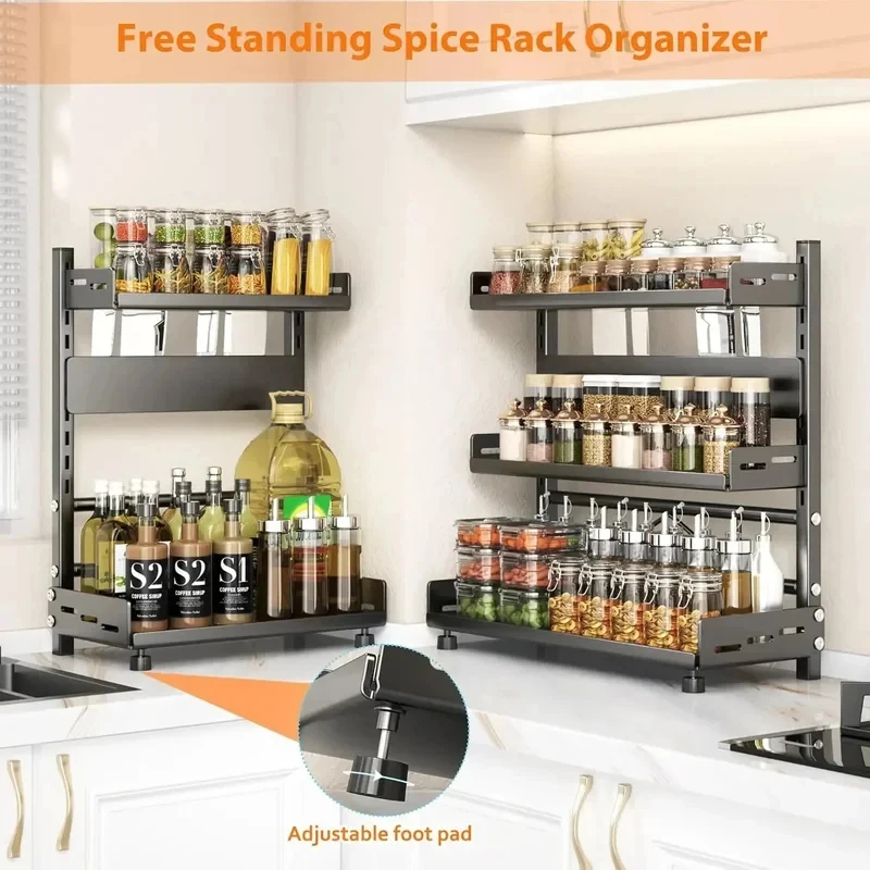 3 Tier Spice Storage Rack for  - Commercial Kitchen Shelving recensie en prijs