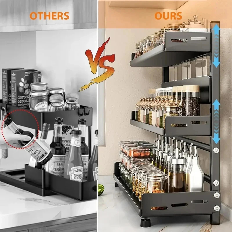 3 Tier Spice Storage Rack for  - Commercial Kitchen Shelving recensie en prijs
