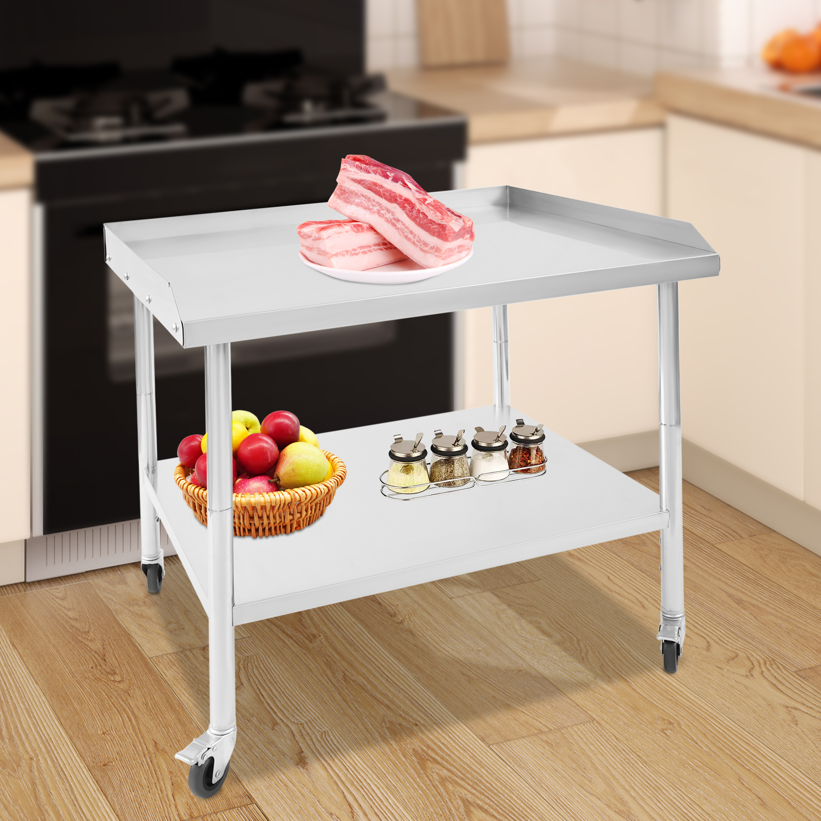 2-Tier Work Table 91*76*76cm S - Commercial Kitchen Tables recensie en prijs