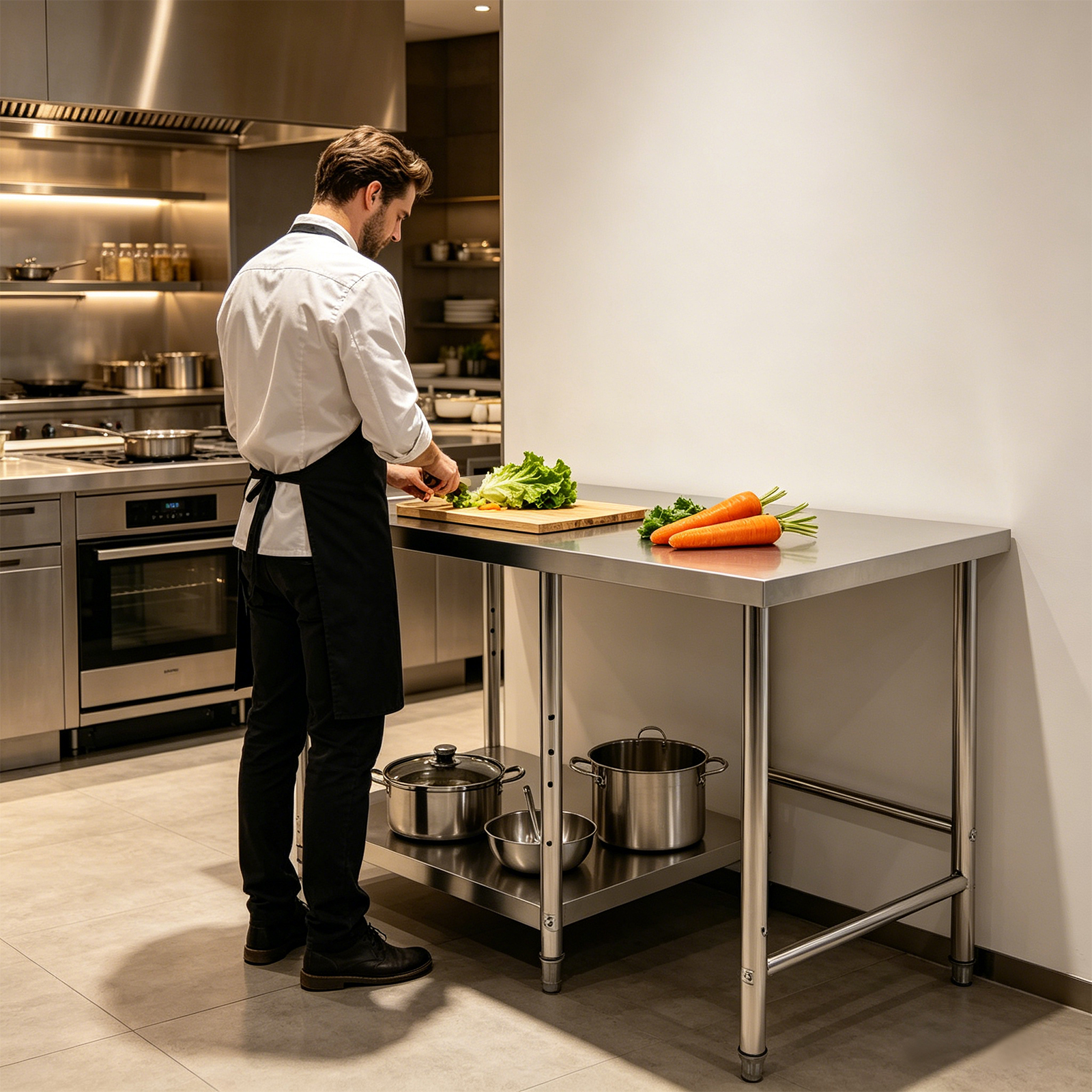 Stainless Steel Prep & Work Ta - Commercial Kitchen Tables recensie en prijs