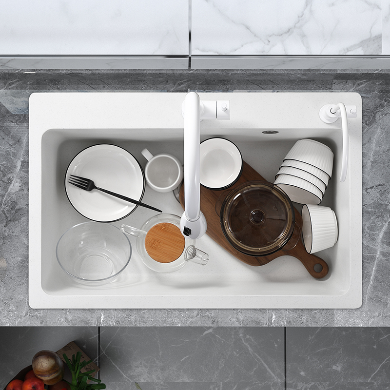 Quartz Stone White Sink Large  - Commercial Kitchen Dishwasher recensie en prijs