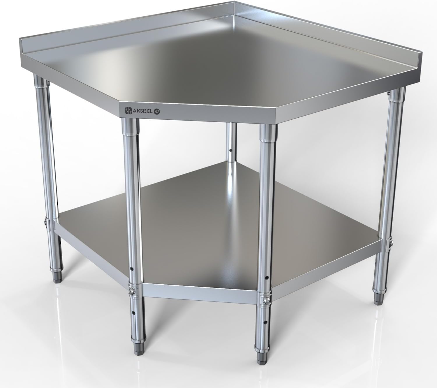 Stainless Steel Corner Work Ta - Commercial Kitchen Tables recensie en prijs