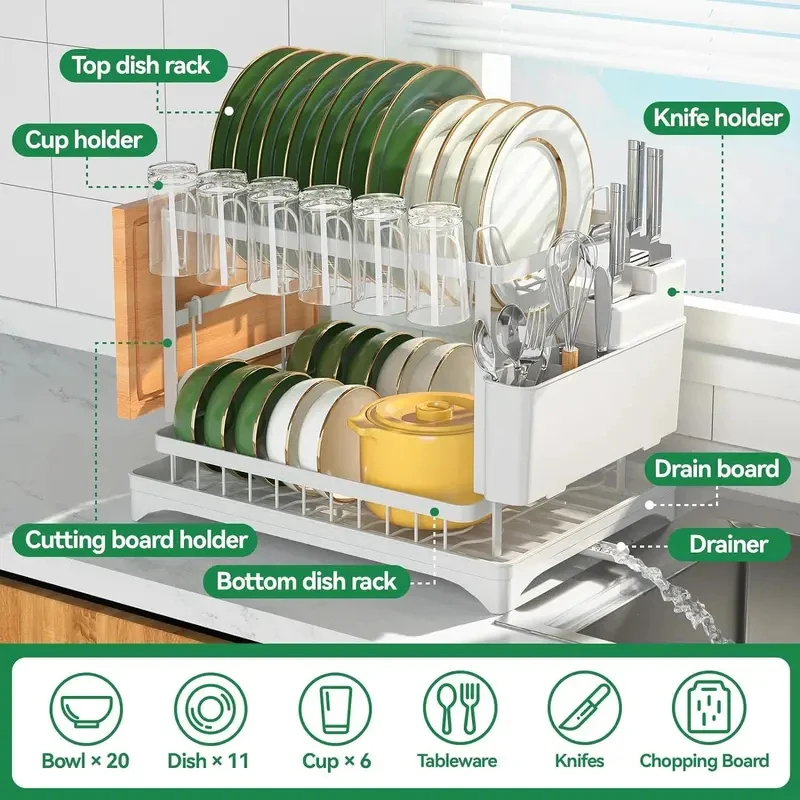 Household Kitchen 2 Layer Tabl - Commercial Kitchen Shelving recensie en prijs