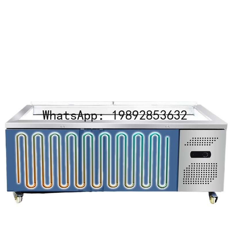 Seafood ice display case refri - Refrigerated Display Case recensie en prijs