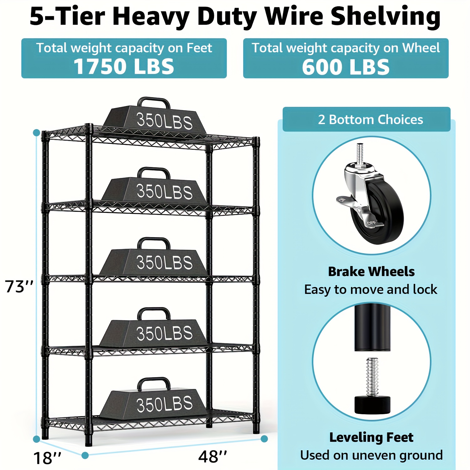 MZG Heavy-Duty Adjustable 5/4  - Commercial Kitchen Shelving recensie en prijs