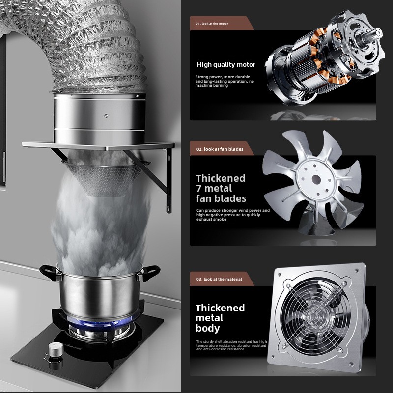 6/8Inch Extractor Ventilation  - Commercial Kitchen Exhaust recensie en prijs